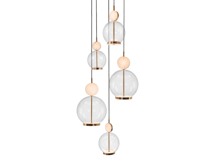 ROSA CLUSTER 5 - LED pendant lamp _ Marc Wood Studio